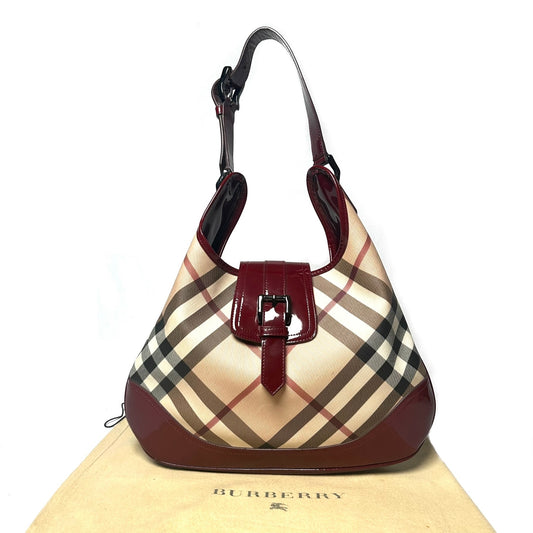 Burberry Brooke Nova Check Hobo Bag
