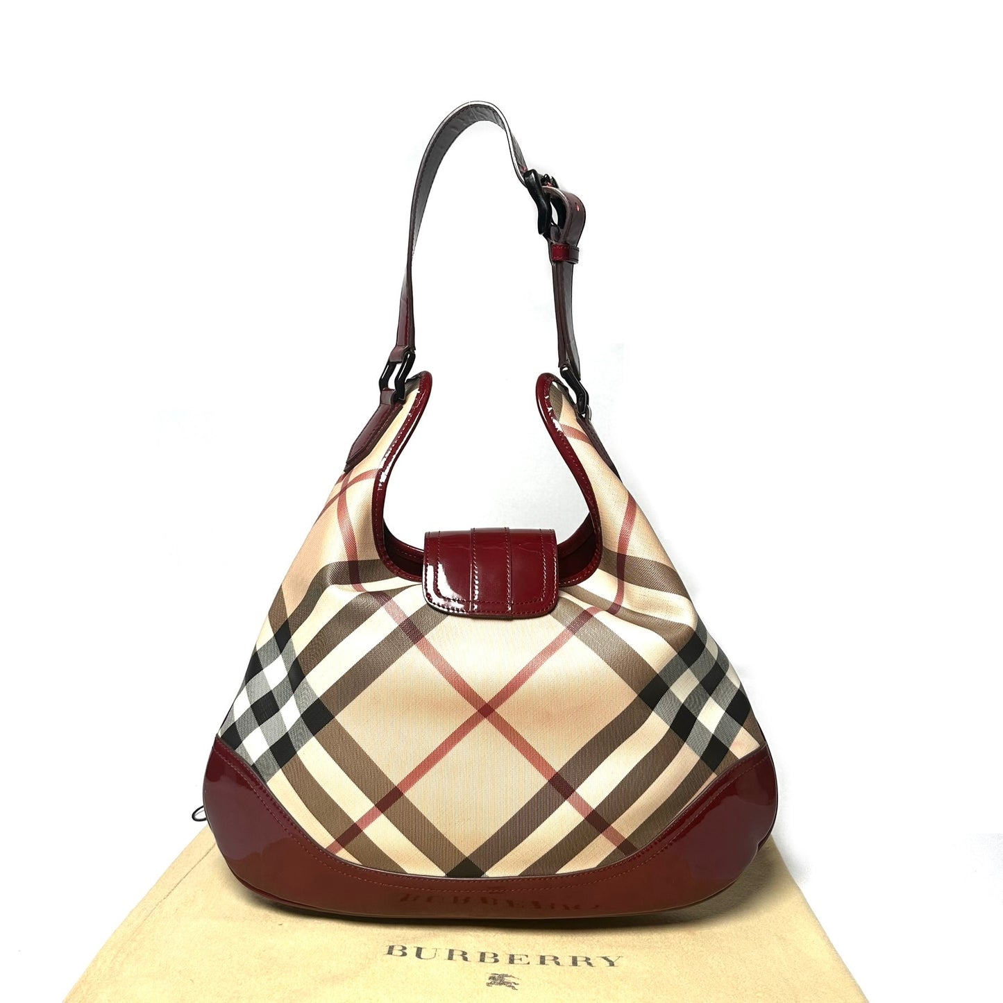 Burberry Brooke Nova Check Hobo Bag