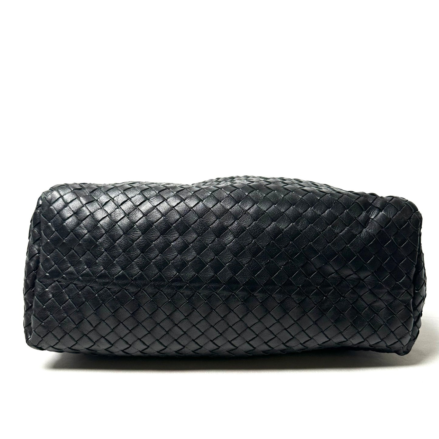 Bottega Veneta Nappa Intrecciato Pyramid Hobo with Antique Gold Hardware