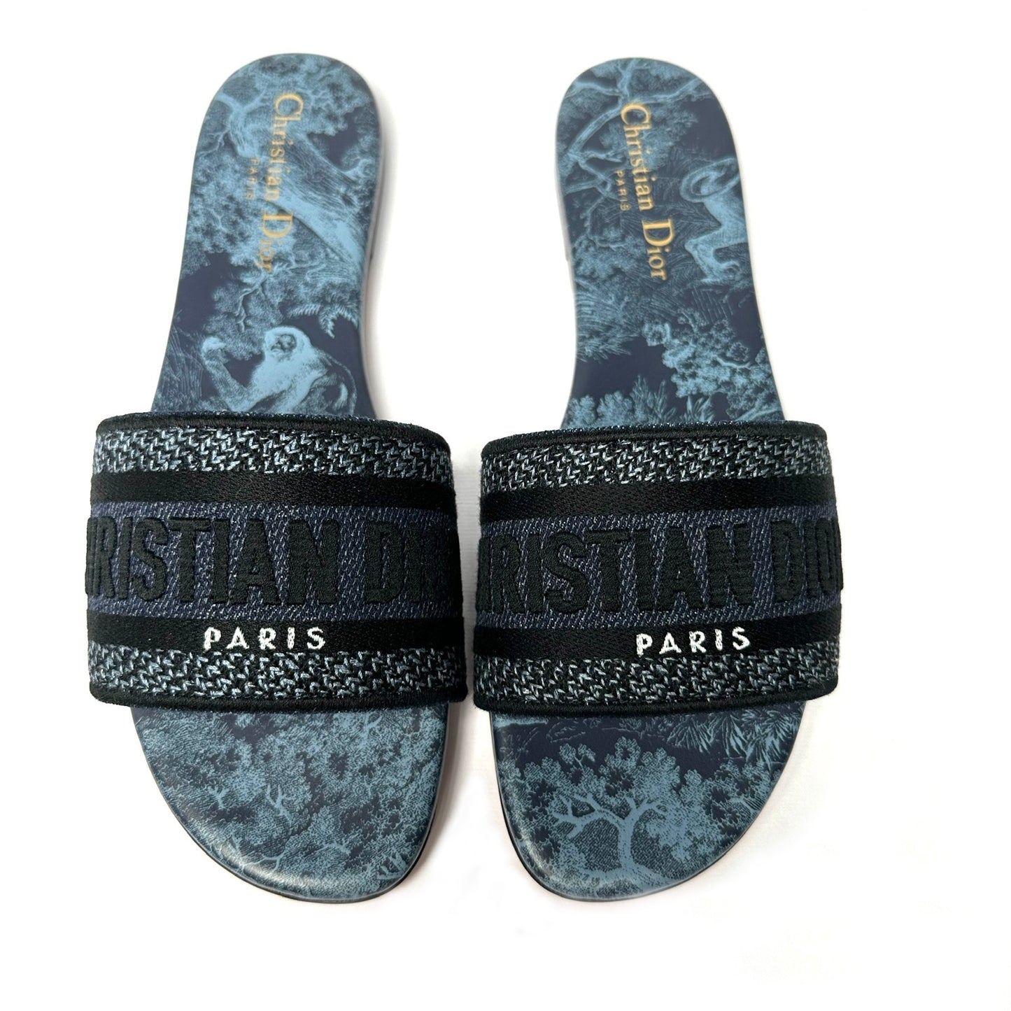 Christian Dior Dway Slides- Size 38.5