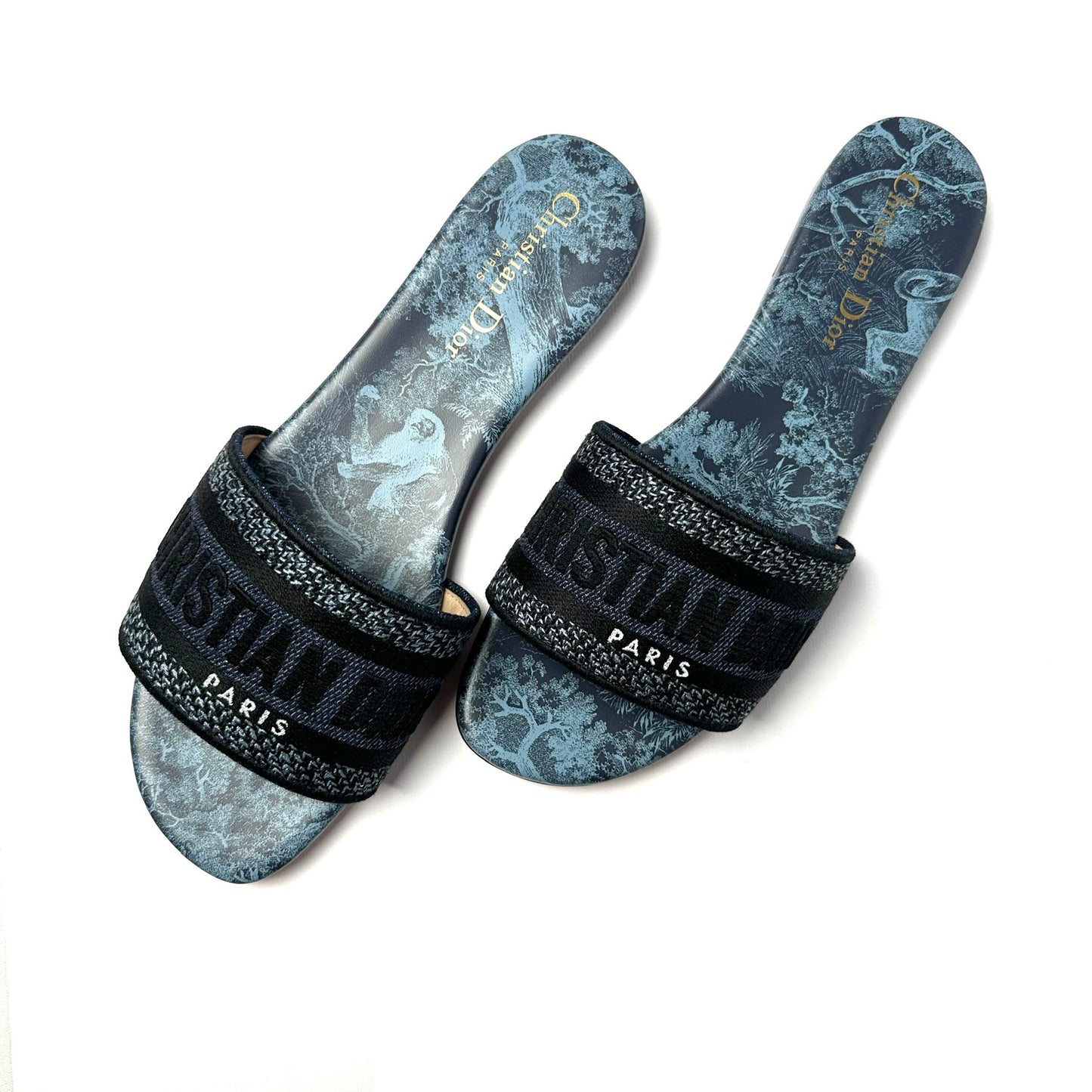 Christian Dior Dway Slides- Size 38.5