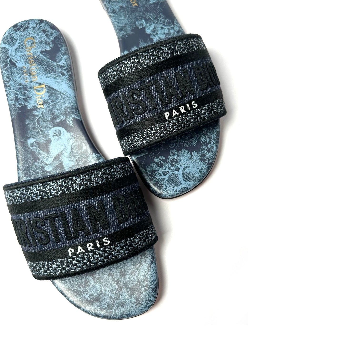Christian Dior Dway Slides- Size 38.5