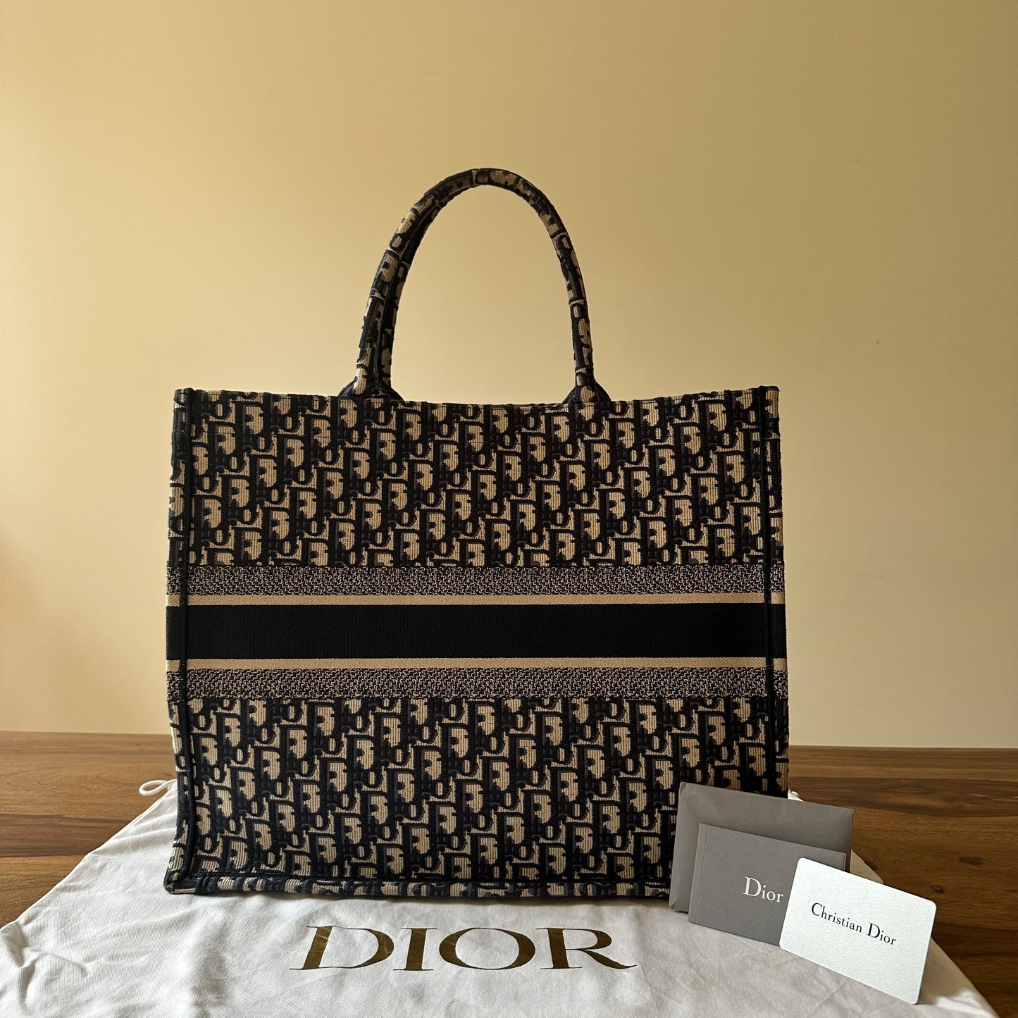 Christian Dior Oblique Book Tote in Large