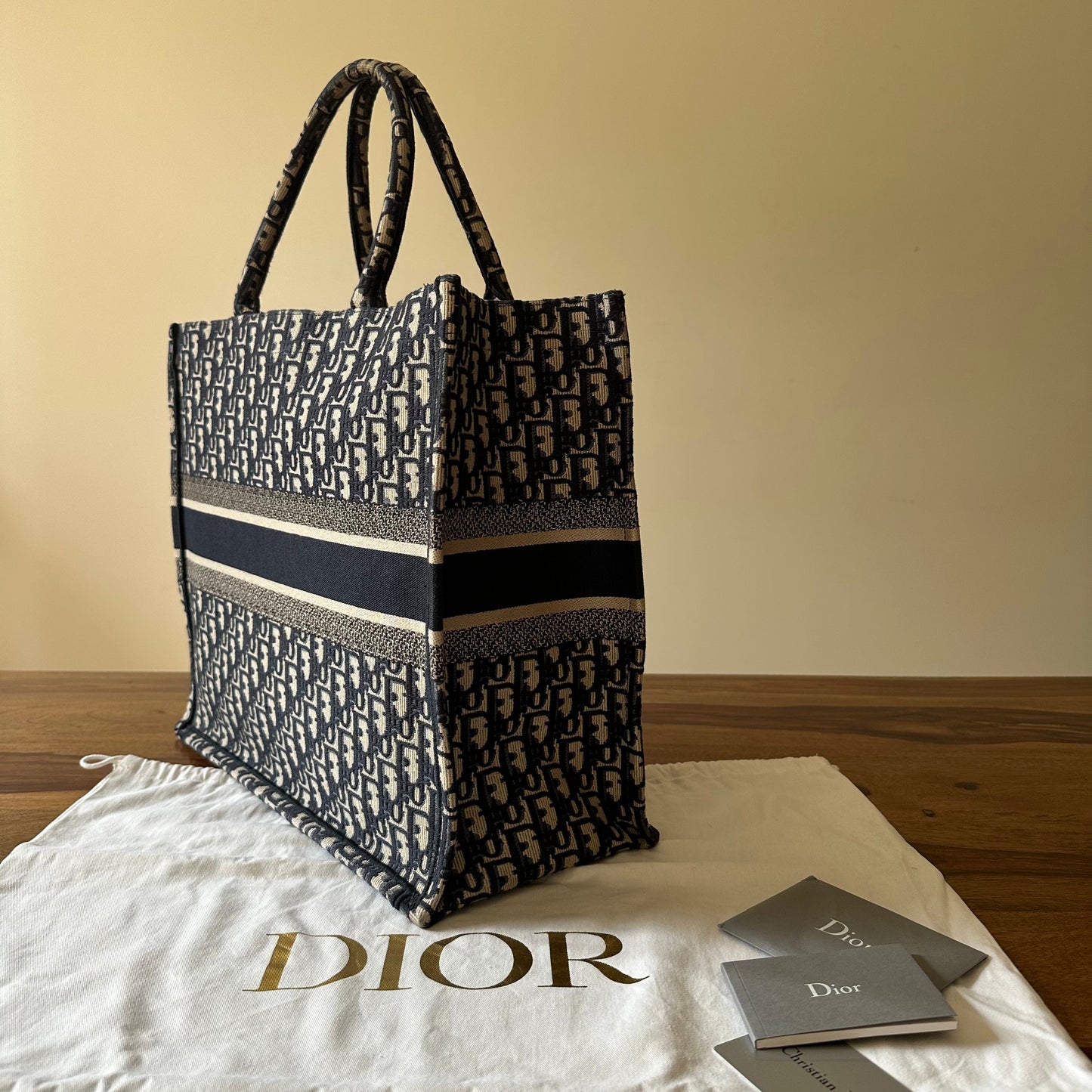 Christian Dior Oblique Book Tote in Large
