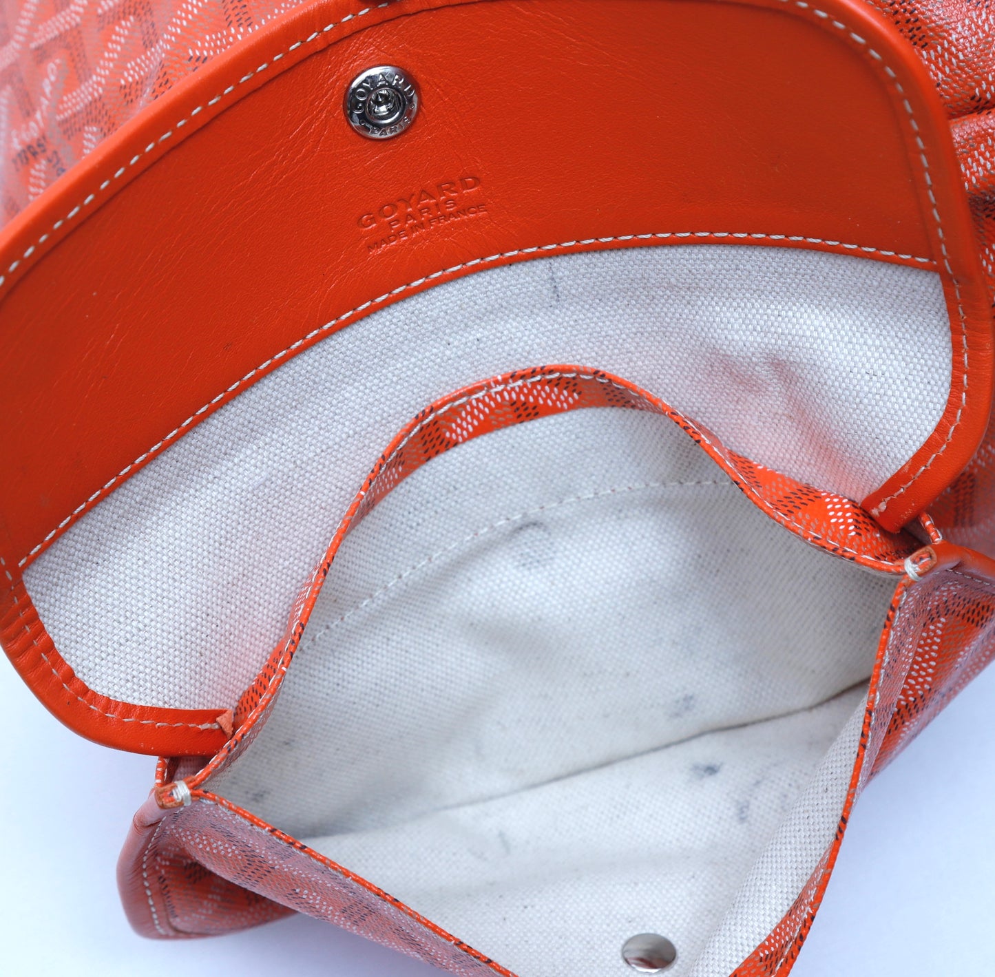 Goyard St. Louis PM Bag in Orange Colour
