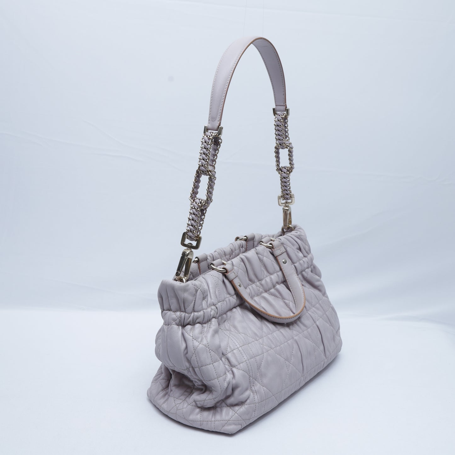 Christian Dior Pink Cannage Delices Tote
