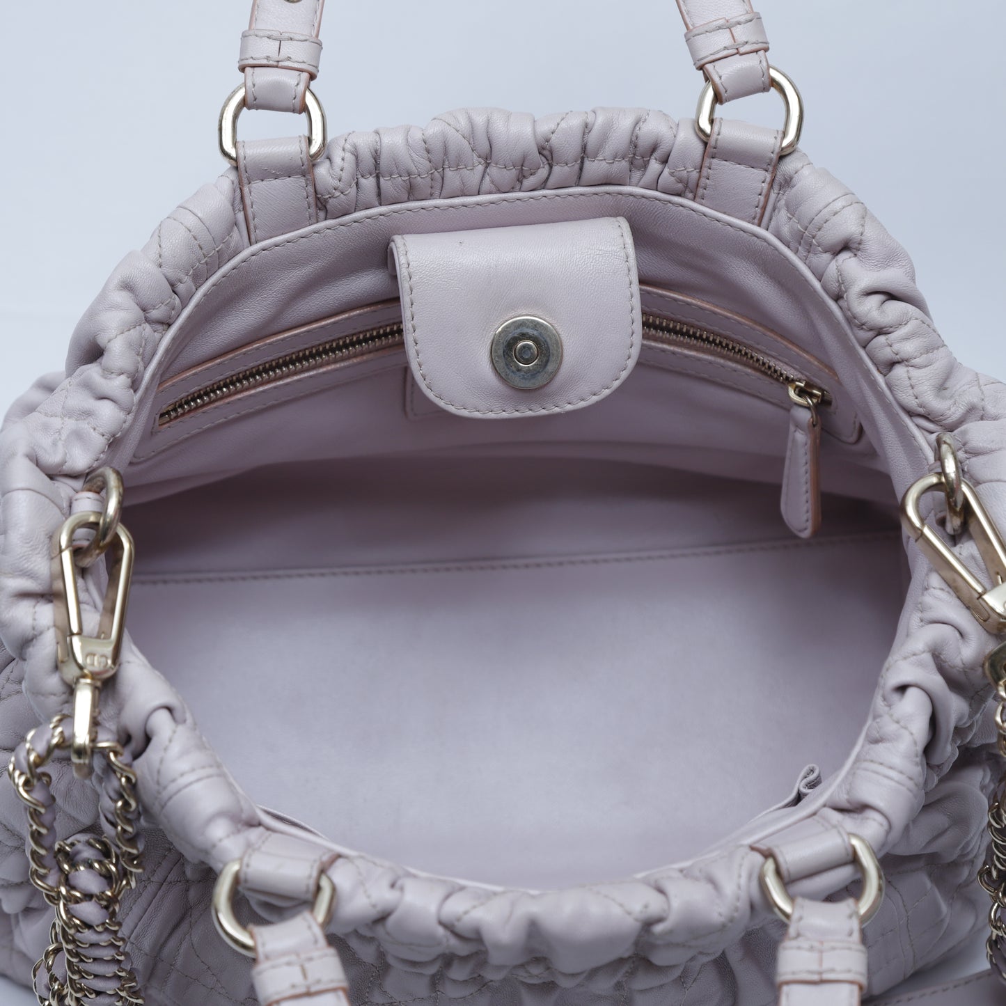 Christian Dior Pink Cannage Delices Tote