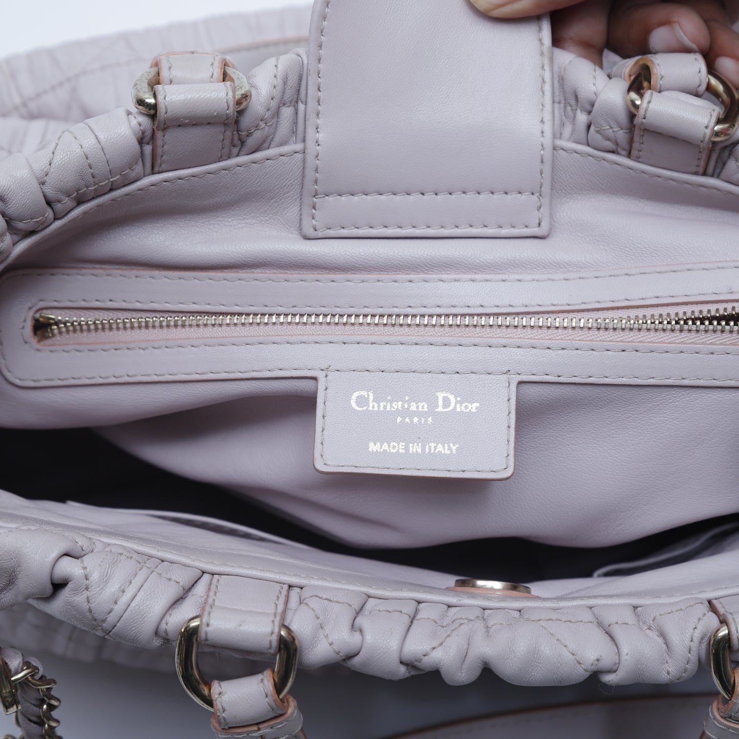Christian Dior Pink Cannage Delices Tote