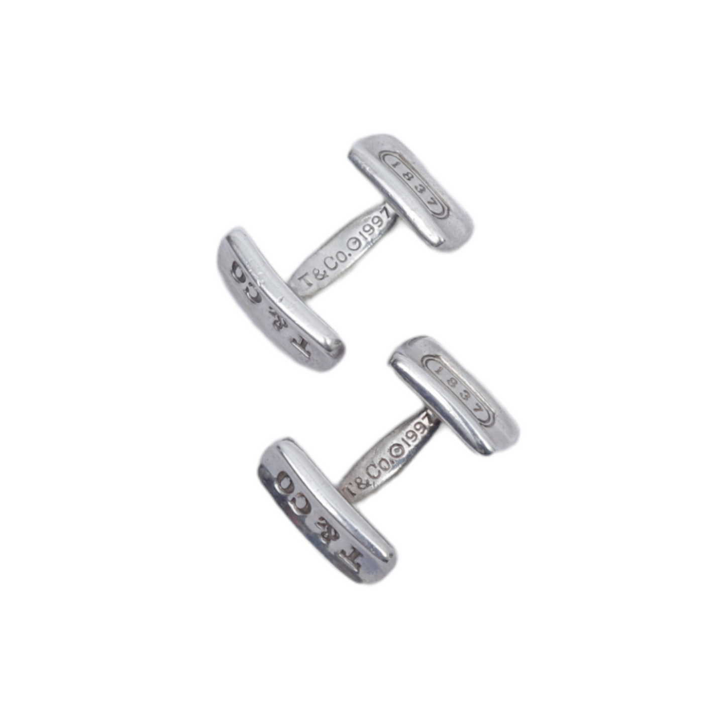 Tiffany & Co. Vintage 1837 Bar Cufflinks