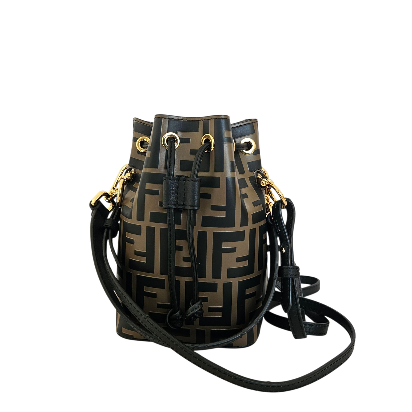 Fendi Zucca FF Mon Tresor Mini Bucket Bag