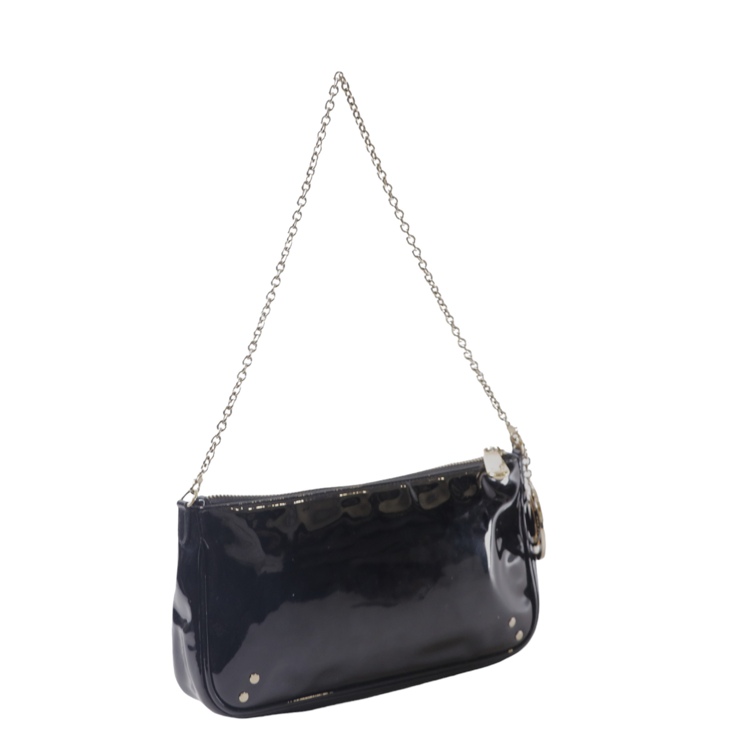 Dior Black Patent Leather Pochette