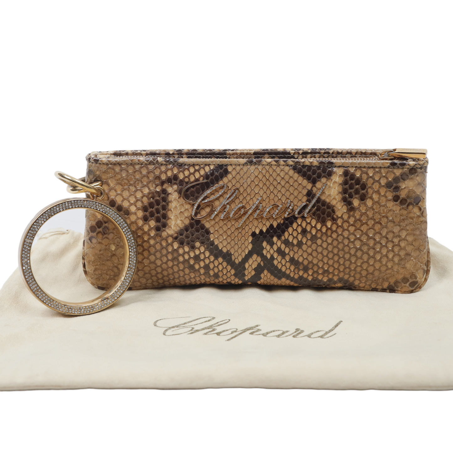 Chopard Python Leather Bangle Clutch