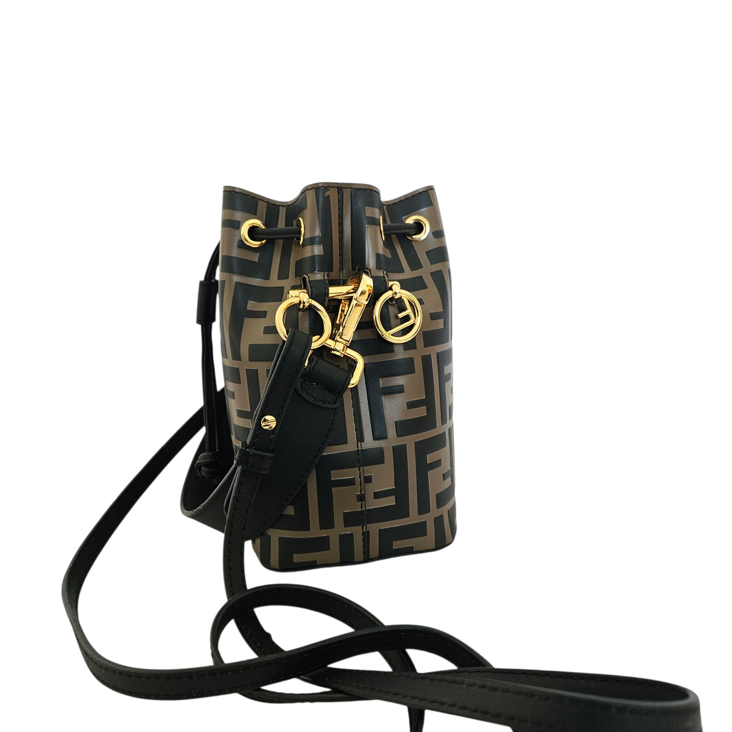 Fendi Zucca FF Mon Tresor Mini Bucket Bag
