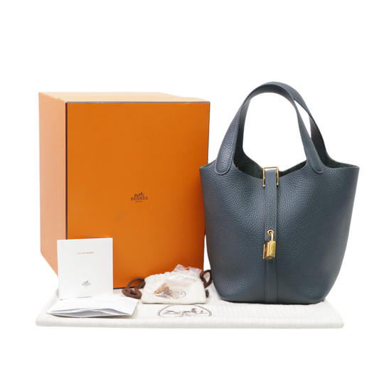 Hermès Clemence Picotin Lock 18 Top Handle Bag