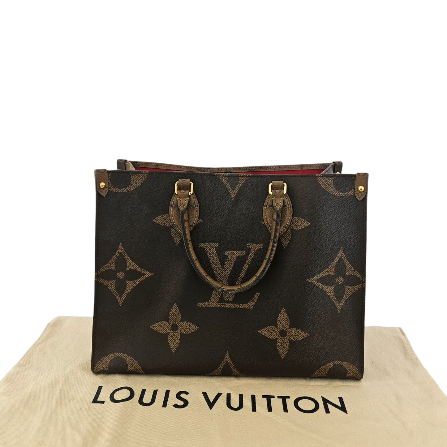 Louis Vuitton Reverse Monogram Canvas Gaint OntheGo MM Bag