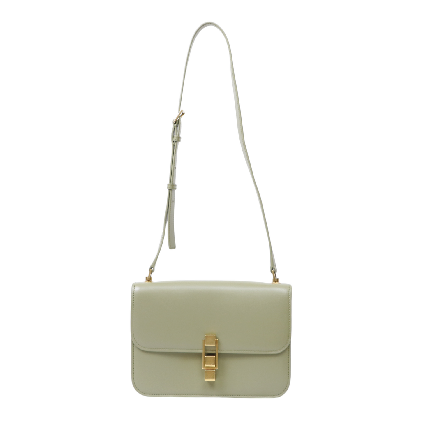 Saint Laurent Le Carre  Bag in Sage Green Leather
