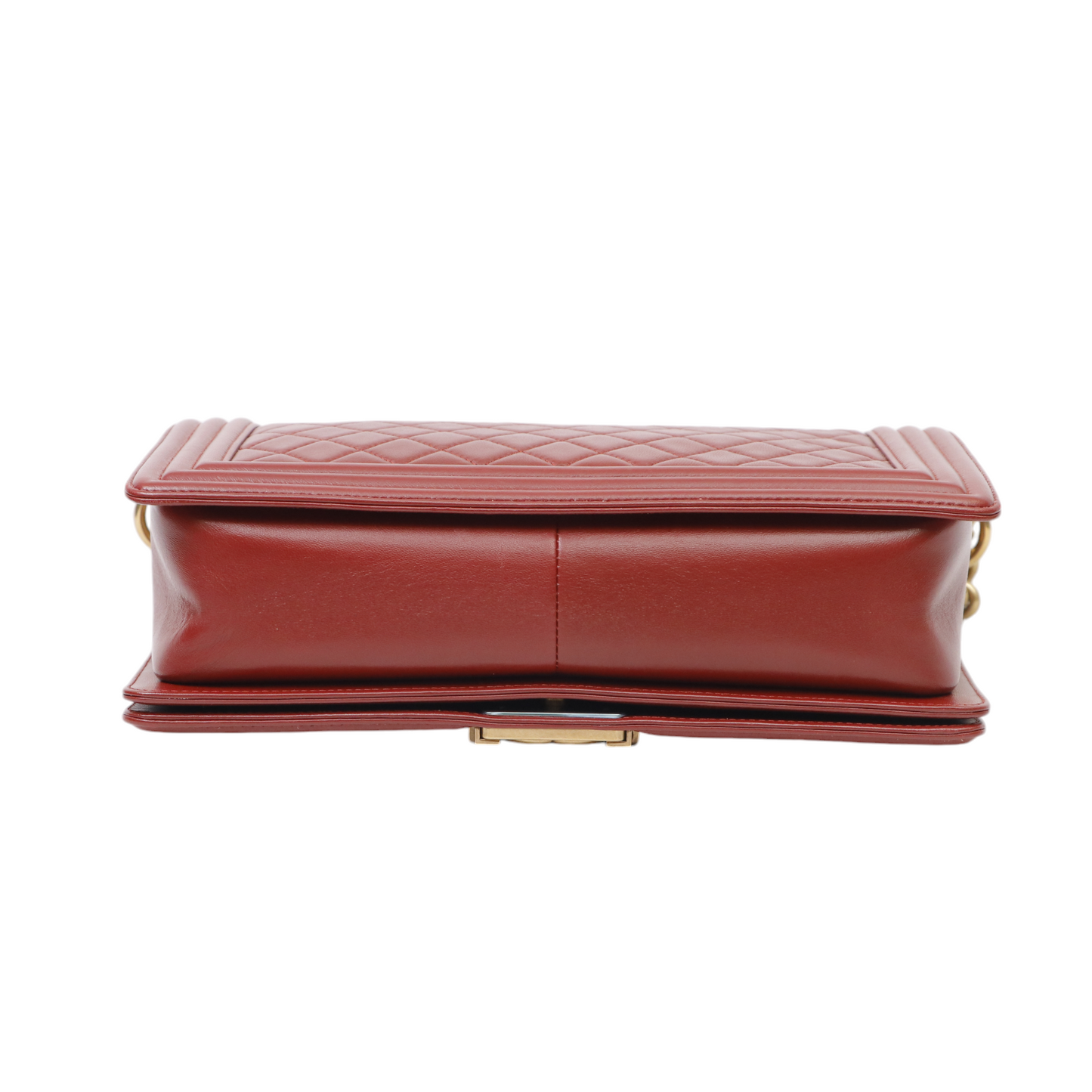Chanel Burgundy Quilted Leather New Medium Boy Shoulder Bag