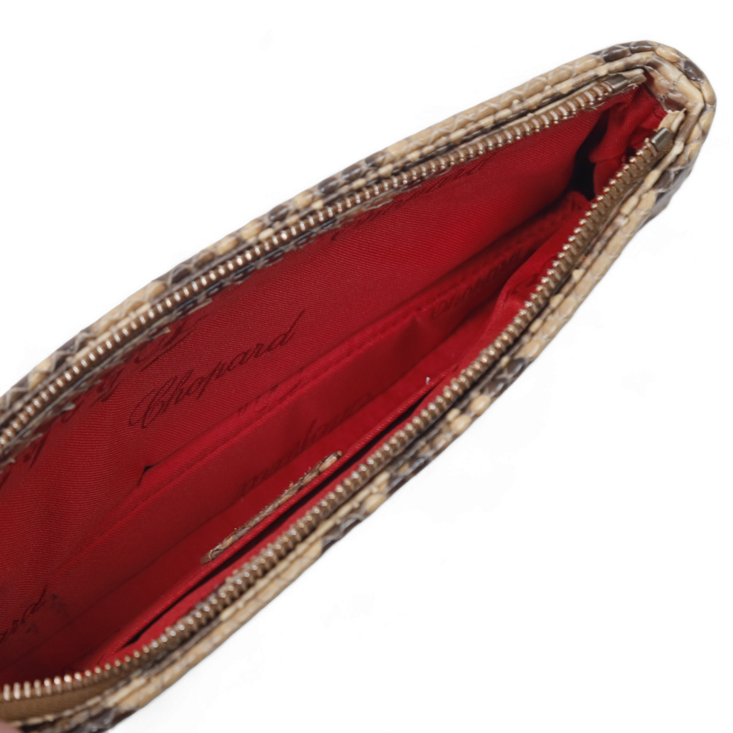 Chopard Python Leather Bangle Clutch