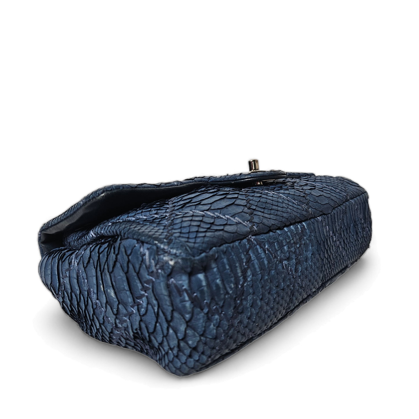Chanel Classic Python Rectangular Flap Bag