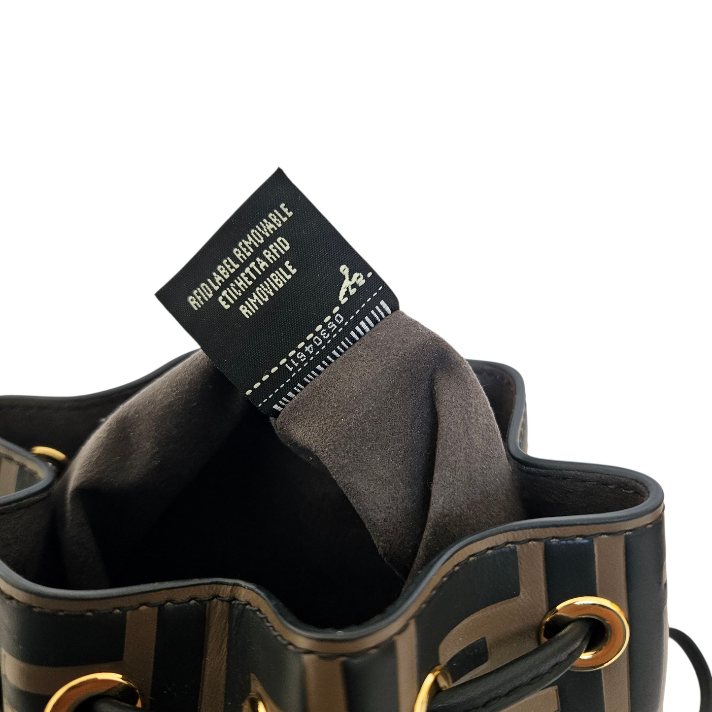 Fendi Zucca FF Mon Tresor Mini Bucket Bag