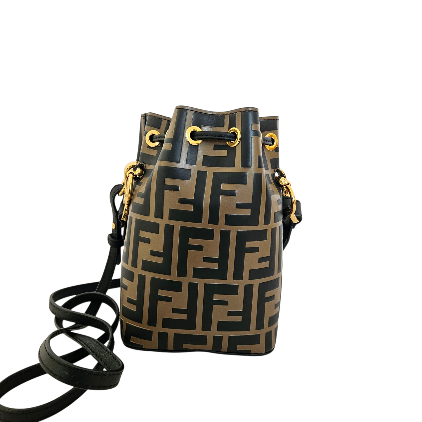 Fendi Zucca FF Mon Tresor Mini Bucket Bag