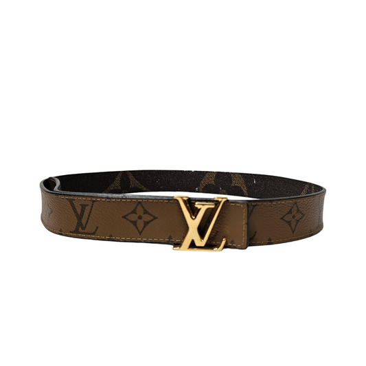 Louis Vuitton Gaint Monogram Reversible Initials Belt - Size 30inches