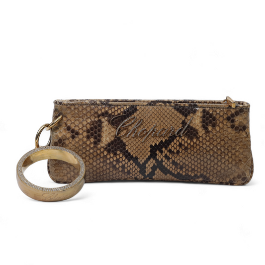 Chopard Python Leather Bangle Clutch