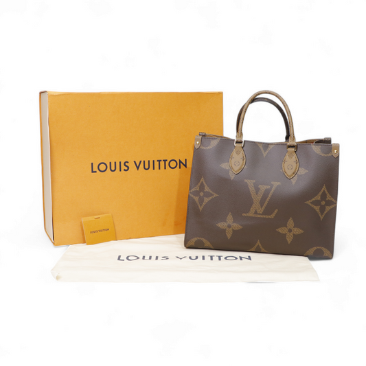 Louis Vuitton Reverse Monogram Canvas Gaint OntheGo MM Bag