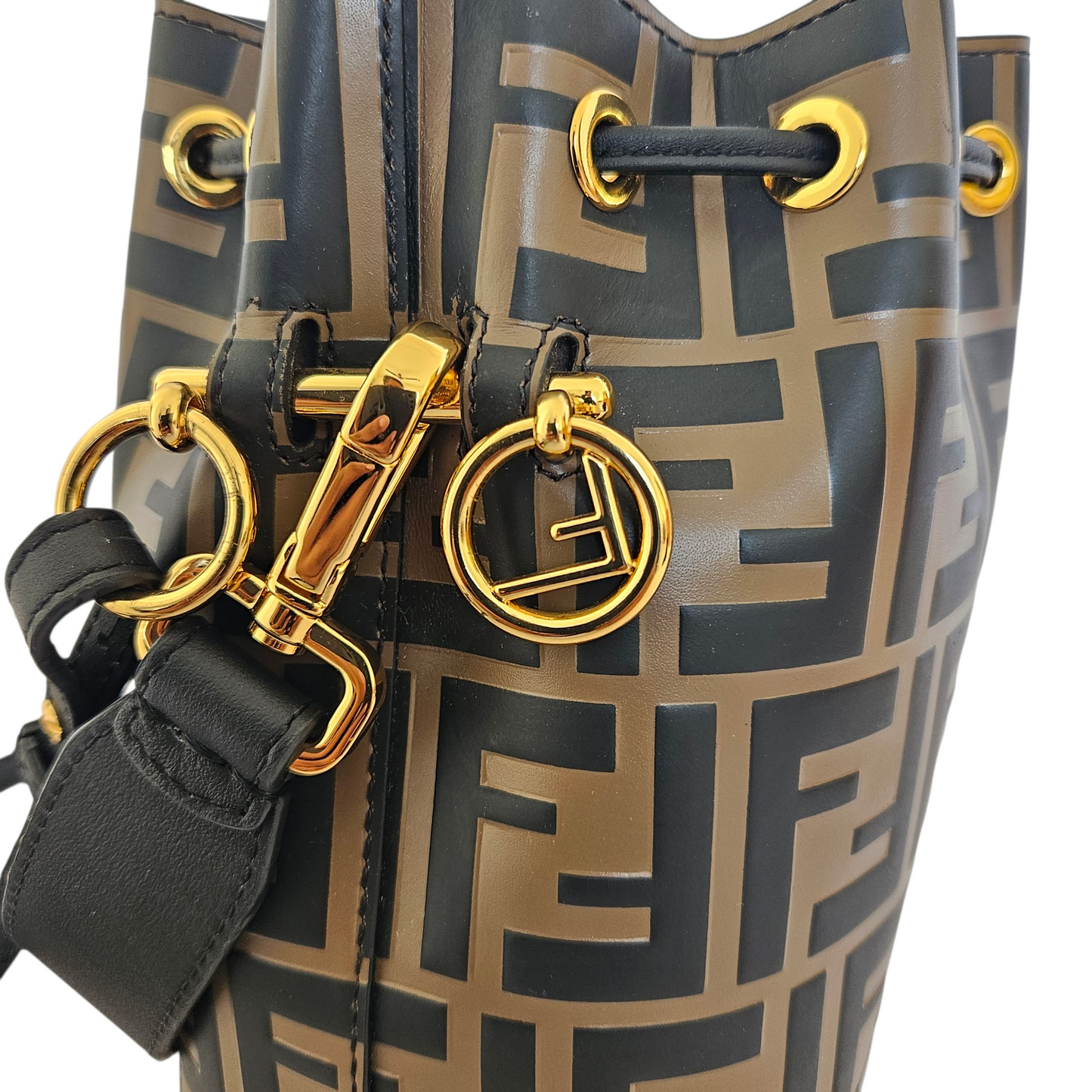 Fendi Zucca FF Mon Tresor Mini Bucket Bag