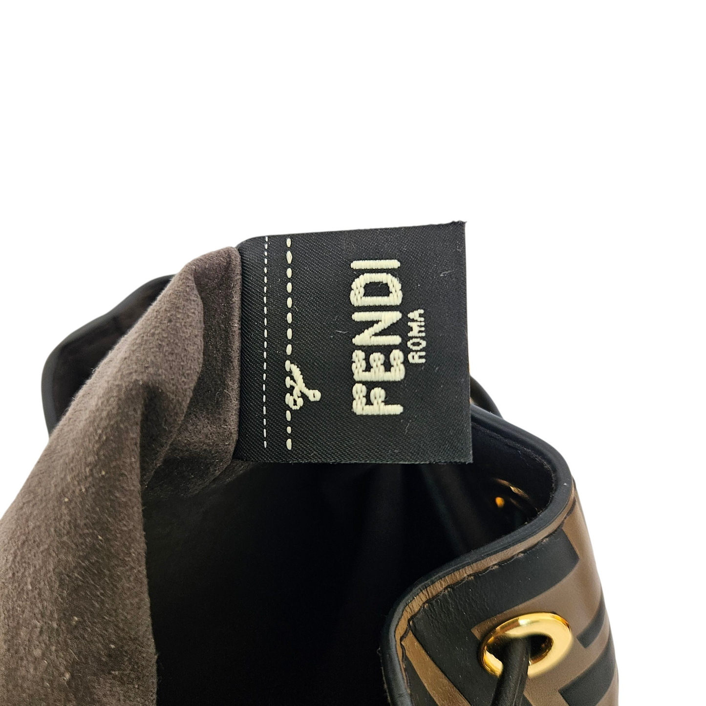 Fendi Zucca FF Mon Tresor Mini Bucket Bag