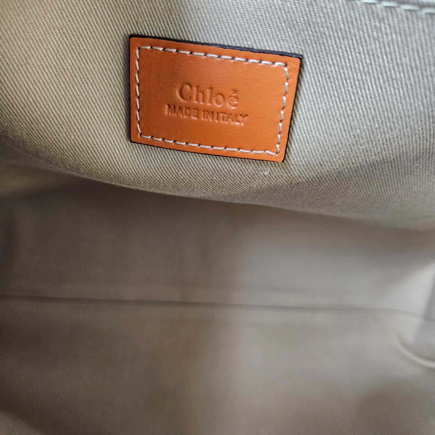 Chloe Canvas Medium Woody Tote