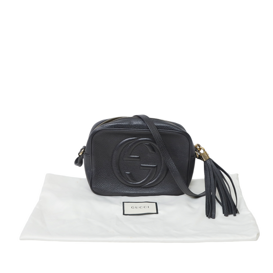 Gucci Black Leather Soho Disco Bag