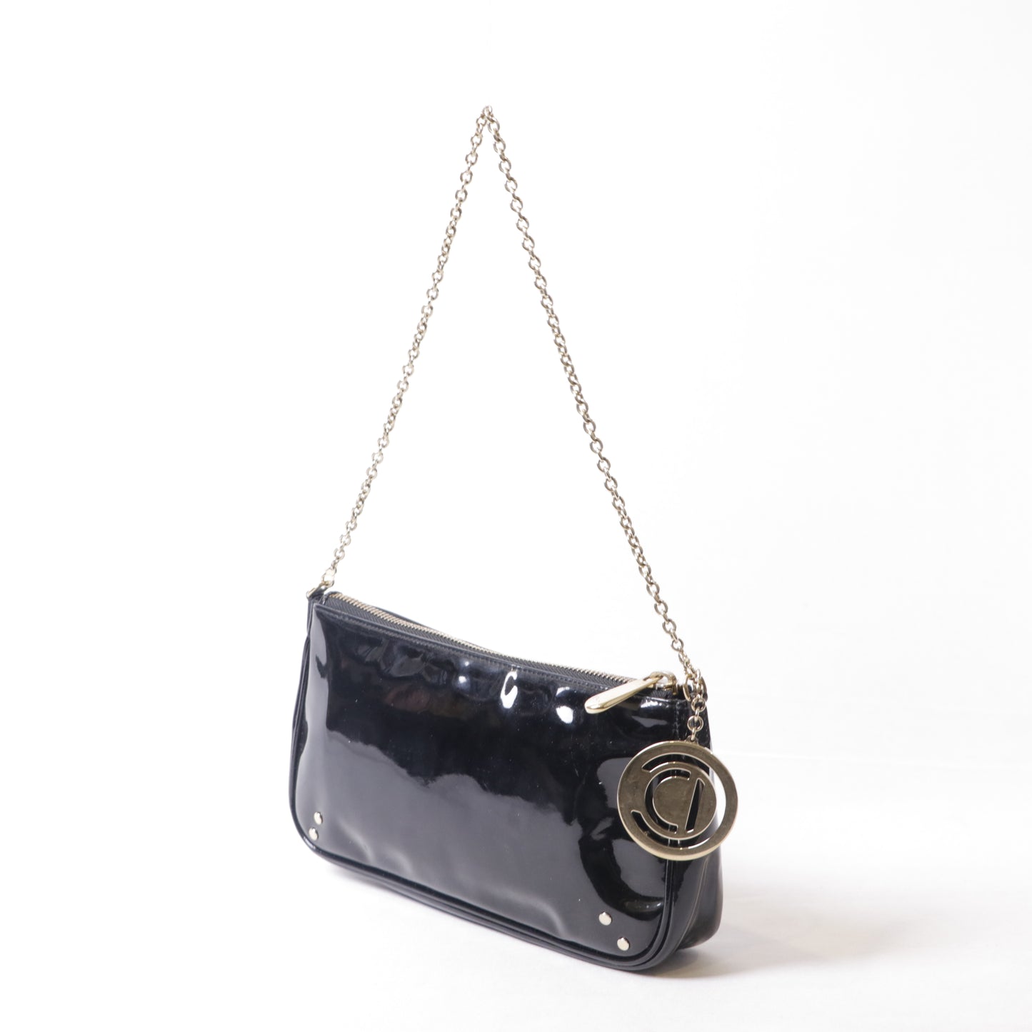 Dior Black Patent Leather Pochette