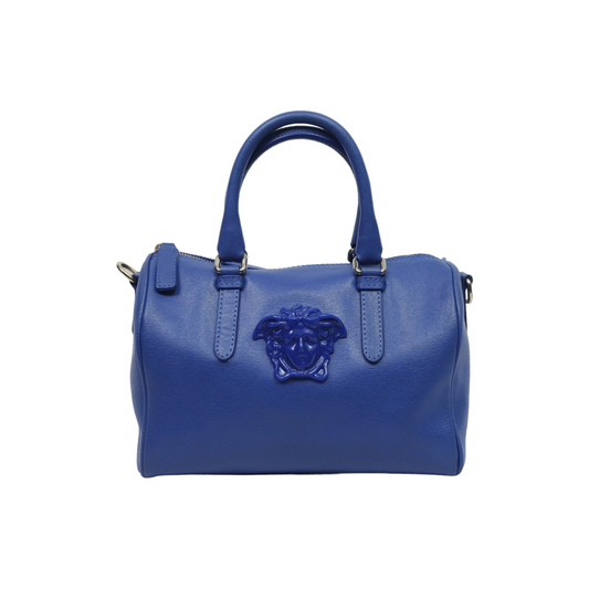 Versace Medusa Blue Leather bag