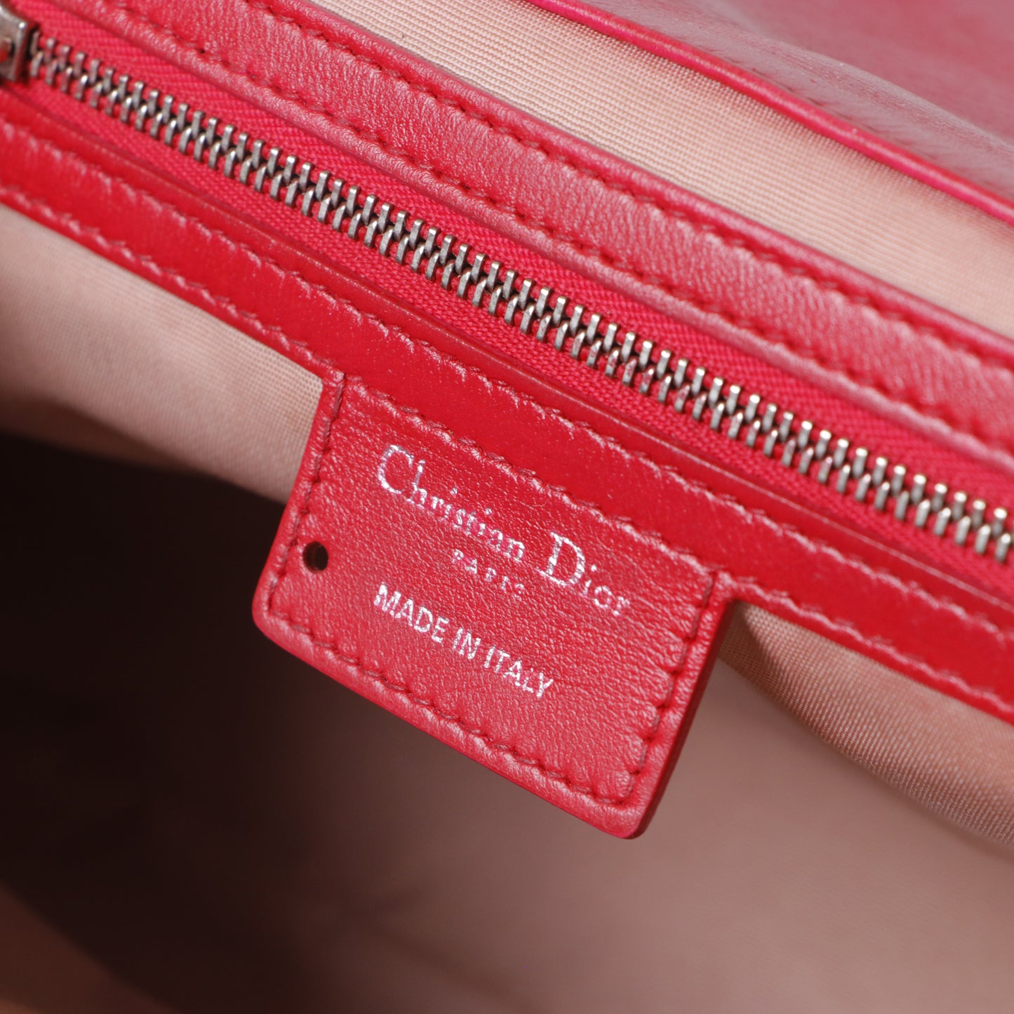 Christian Dior Pink Cannage Promenade Bag