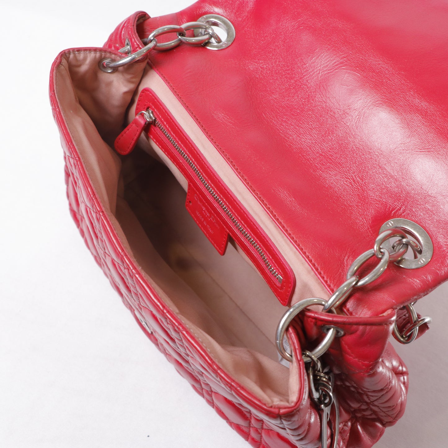 Christian Dior Pink Cannage Promenade Bag
