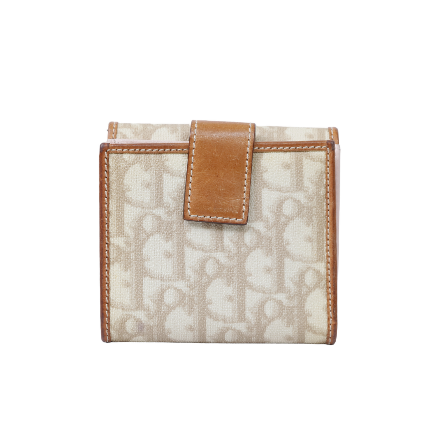 Christian Dior Vintage Canvas Compact Wallet
