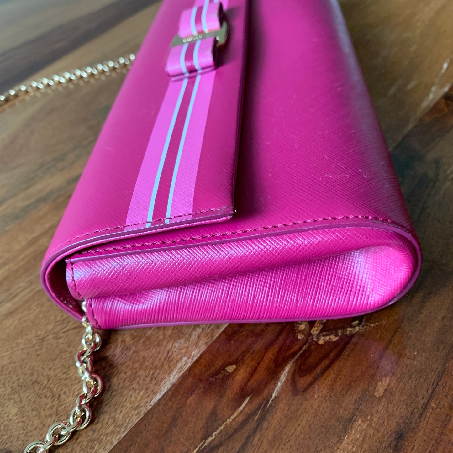 Salvatore Ferragamo  Vala Bow Shoulder Chain Bag