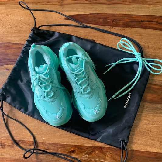 Balenciaga Triple S Clear Sole Chunky Sneakers- Size 39