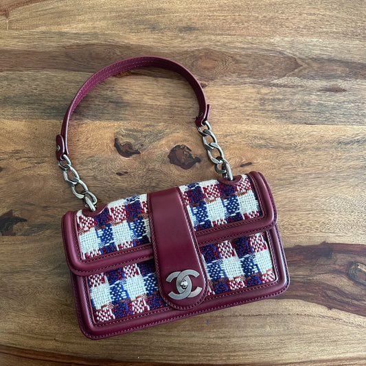 Chanel Tweed Flap Bag