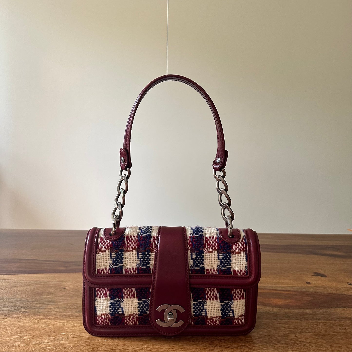 Chanel Tweed Flap Bag