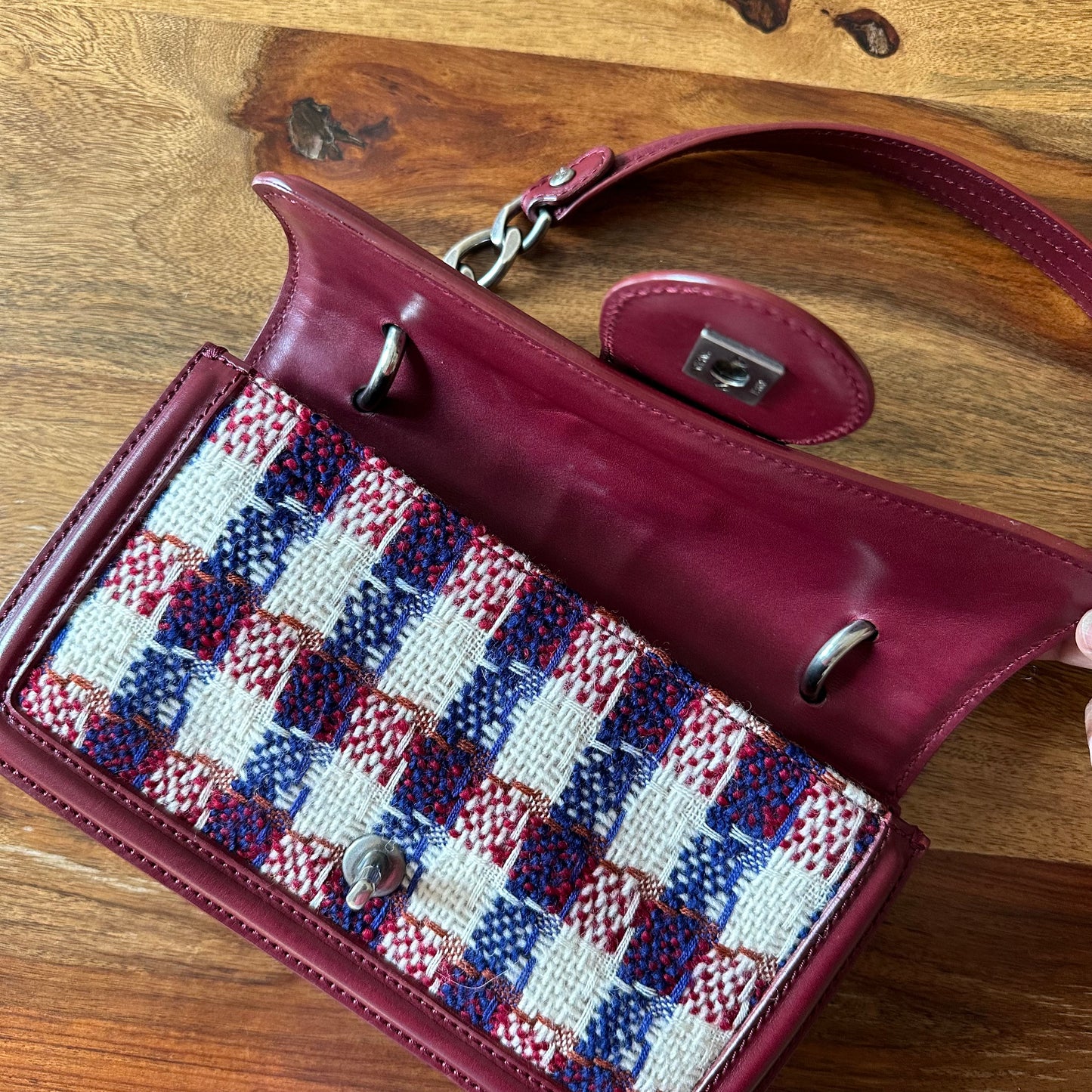 Chanel Tweed Flap Bag