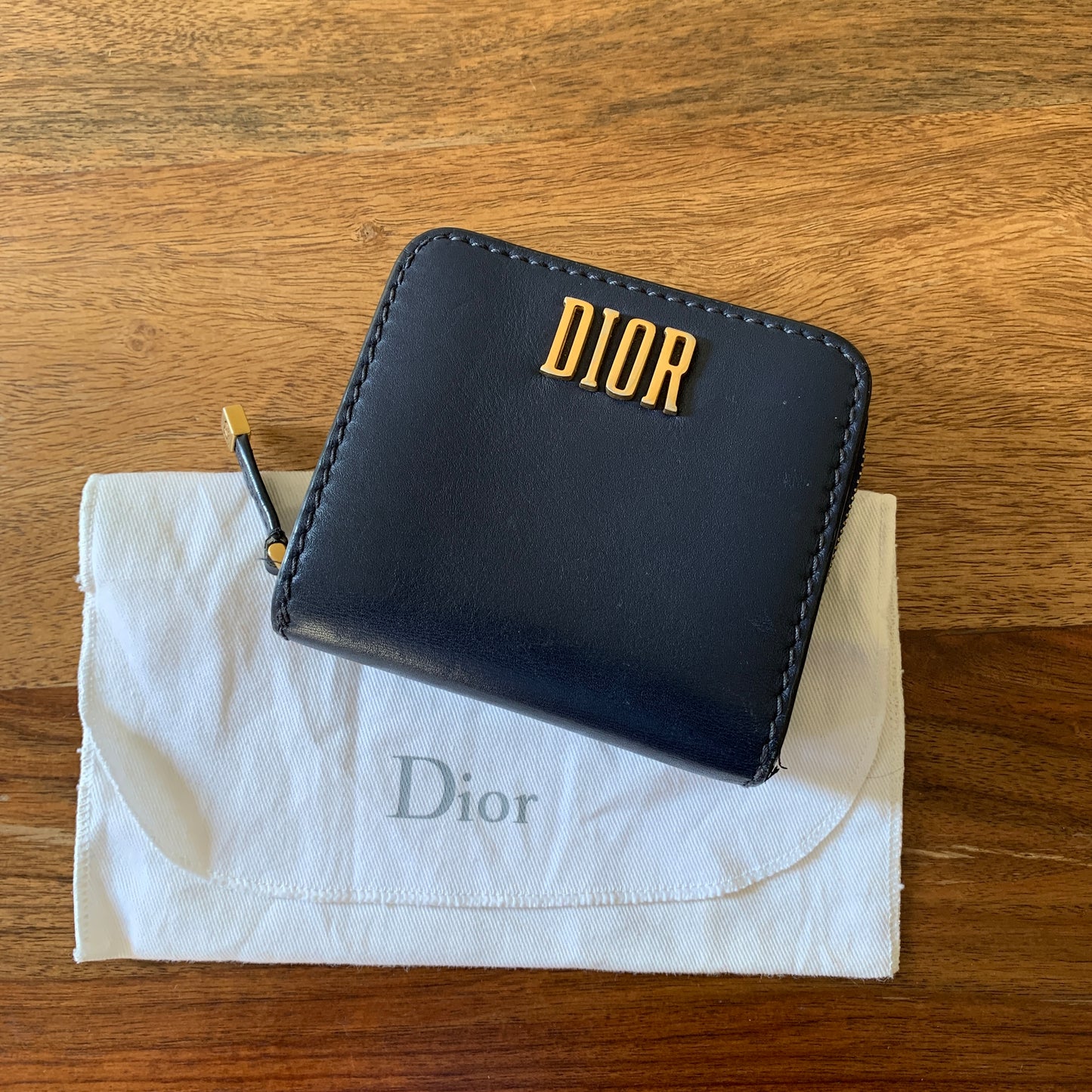 Christian Dior D Fence Wallet
